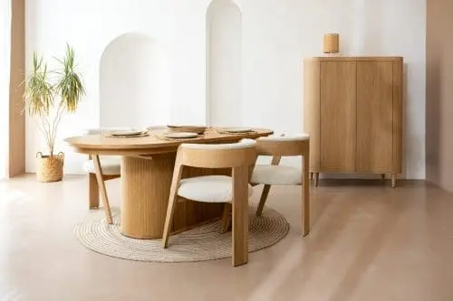 Chaise de salle à manger Lviv | Naturel | Beige