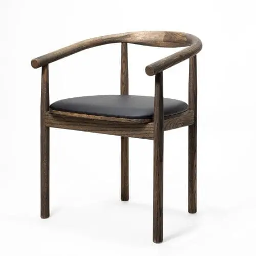 Dining Chair Calm | Smoked | PU Leather