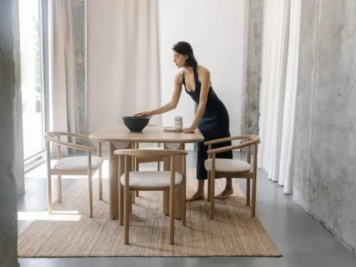 Dining Table Calm | Natural | Square 80x80cm