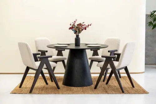 Eetkamertafel Mori | Ebony | 120cm
