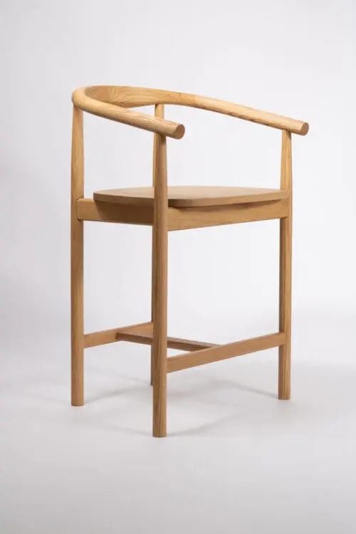 Calm Bar Stool | Natural | Oak