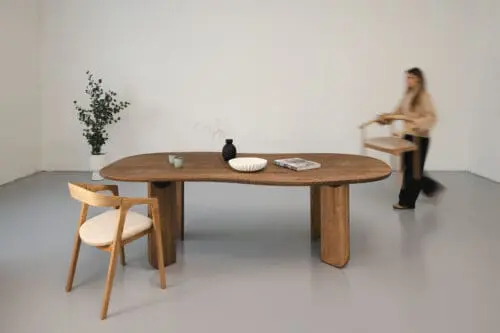 Esstisch Calm | Bronze | Organisch 240x130cm