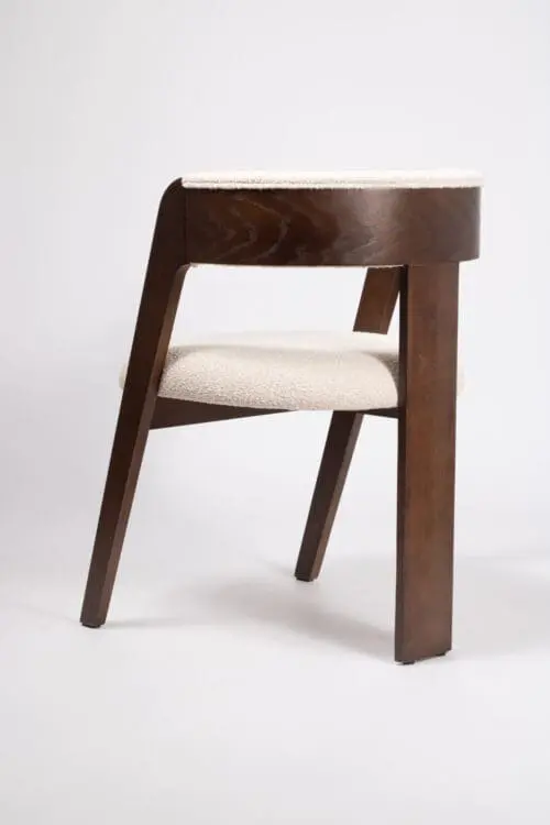 Dining Chair Lviv | Walnut | Bouclé