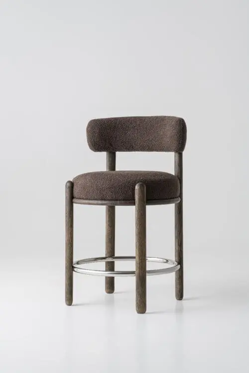 Bar stool Julia | Dark | SH 75 cm