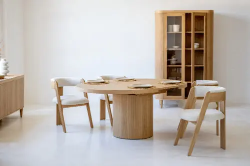 Eetkamertafel Noah | Naturel | Uitschuifbaar