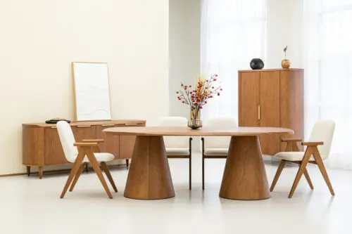 Japandi Esstisch Rosa | Honey | 220x100 cm