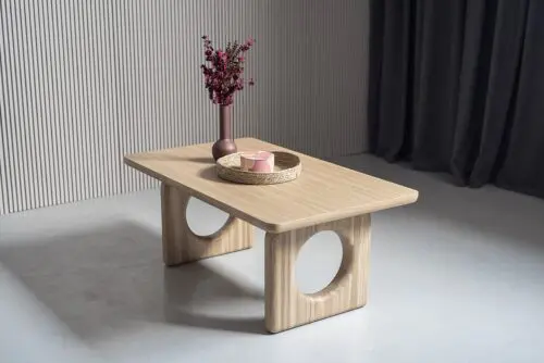 Japandi salontafel Lviv | Naturel | 120x50x50cm