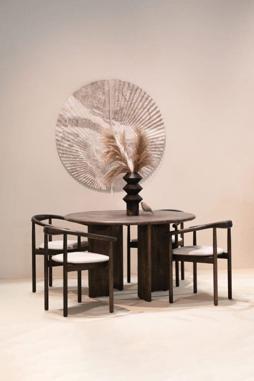 Eetkamertafel Calm | Dark | rond 130cm