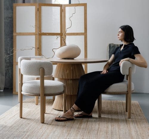 Eetkamerstoel Julia | Naturel | White