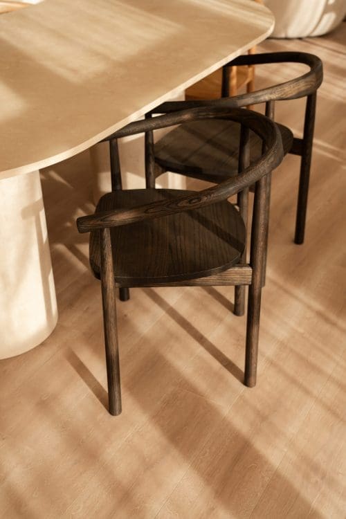 Eetkamerstoel Calm | Dark | Eikenhout