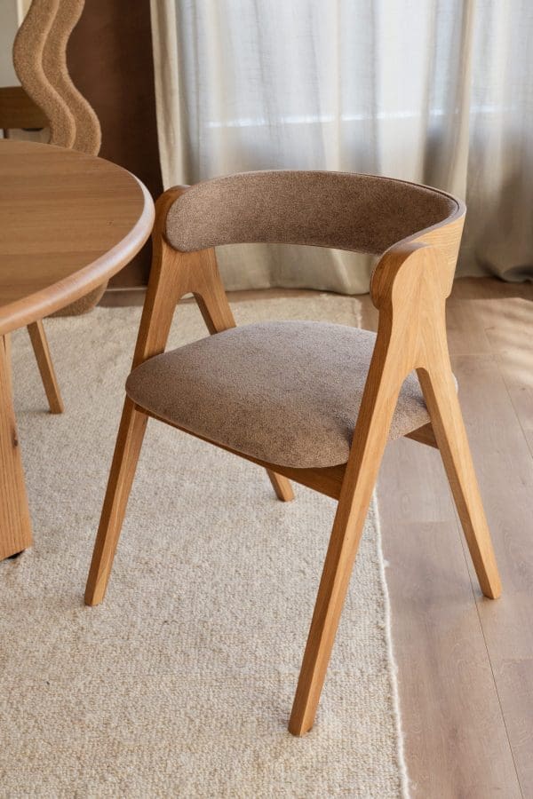 Dining Chair Anna | Natural | Brown