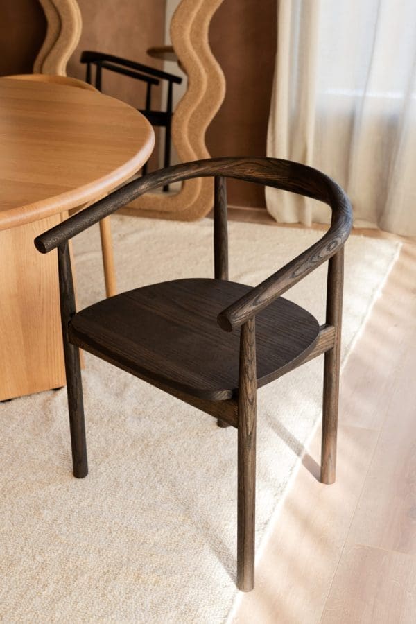 Dining Chair Calm | Dark | Oak Wood