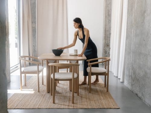 Eetkamertafel Calm | Natural | Square 80x80cm