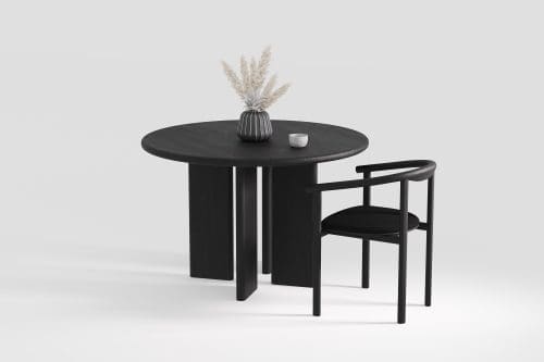 Eetkamertafel Calm | Black | rond 120cm