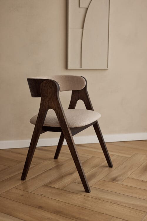 Eetkamerstoel Anna | Dark | Crème