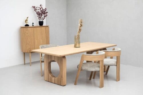 Eetkamerstoel Lviv | Naturel | Taupe