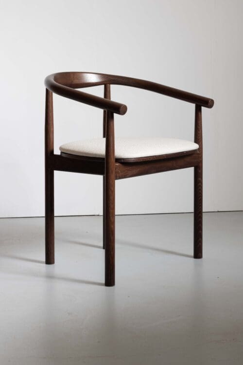 Eetkamerstoel Calm | Walnoot | Crème