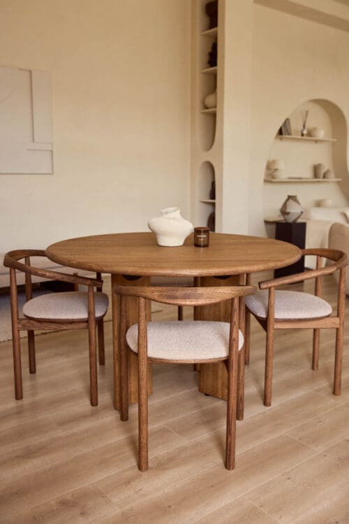 Eetkamertafel Calm | Brons | rond 130cm