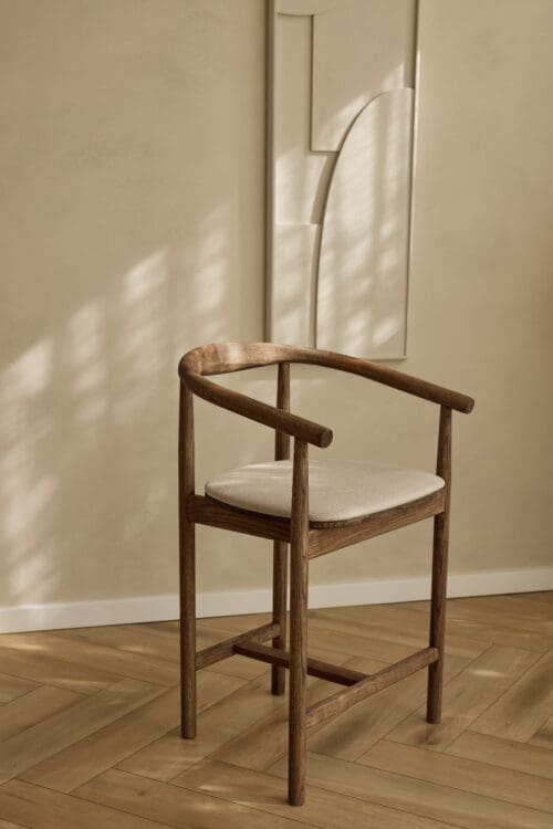 Calm Bar Stool | Smoked