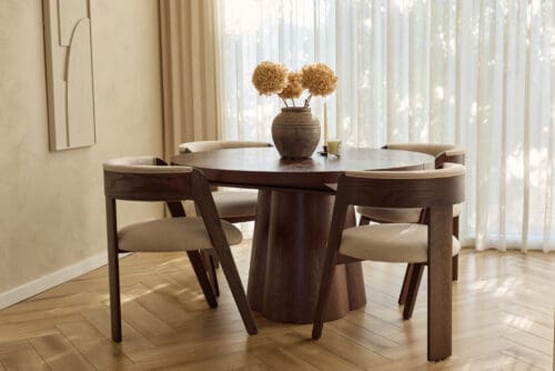 Eetkamertafel Moda | Walnut | uitschuifbaar