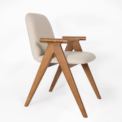 Eetkamerstoel Rosa  | Bruin | Creme