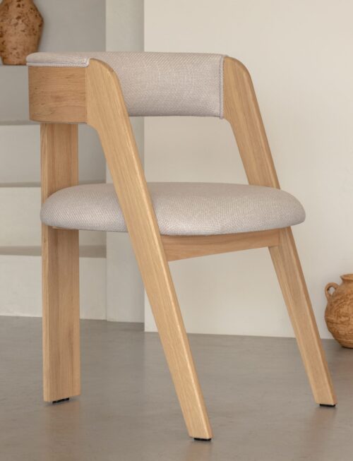 Eetkamerstoel Lviv | Naturel | Creme