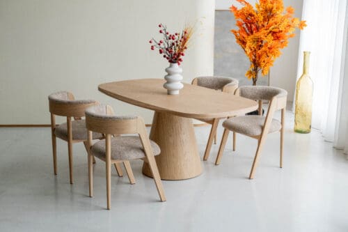 Eetkamertafel Rosa | Naturel | 180x100cm