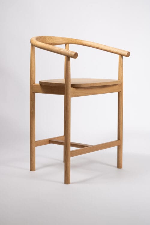 Barstoel Calm | Naturel | Eikenhout