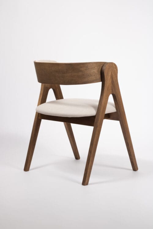 Eetkamerstoel Anna | Brons | Creme