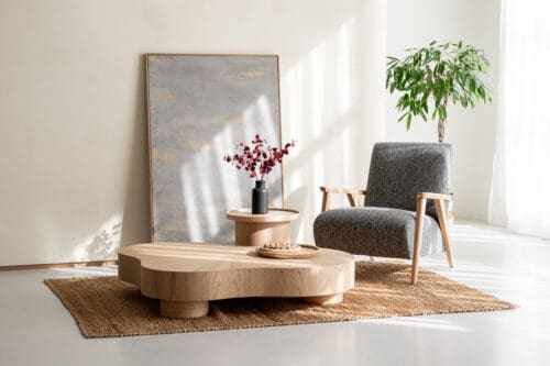 Salontafel Dunya | Naturel | Organisch