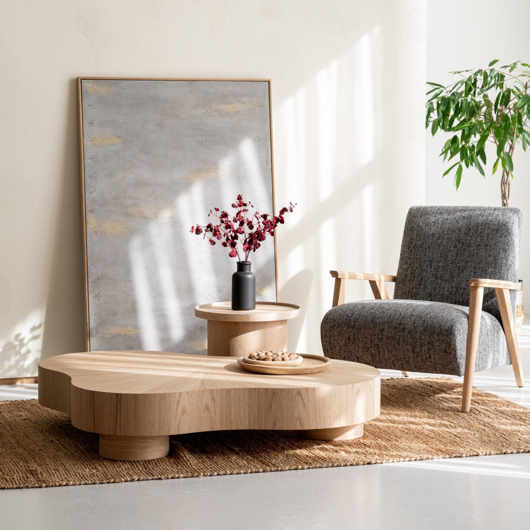 Coffee Table Dunya | Natural | Organic | Vechtdal Meubels