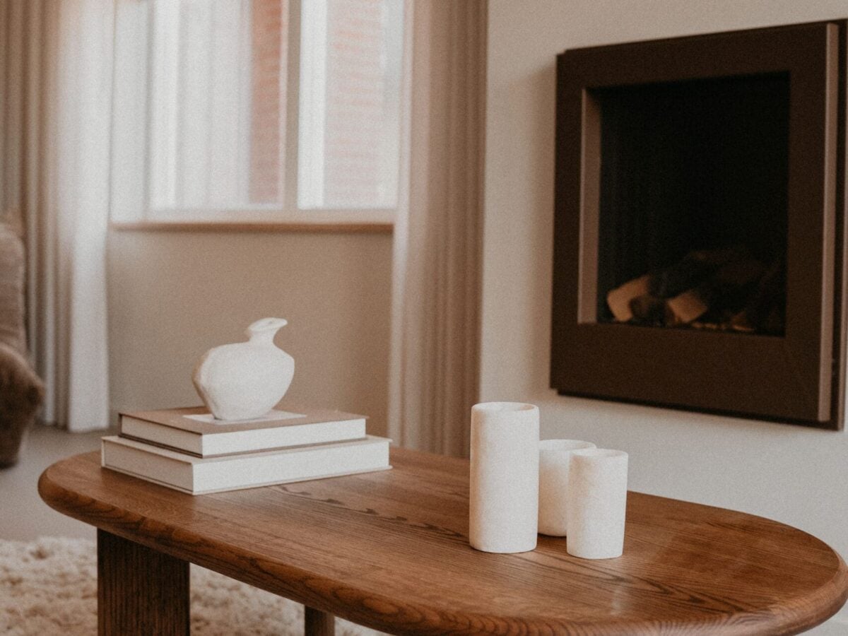 Japandi-Couchtisch Calm | Bronze