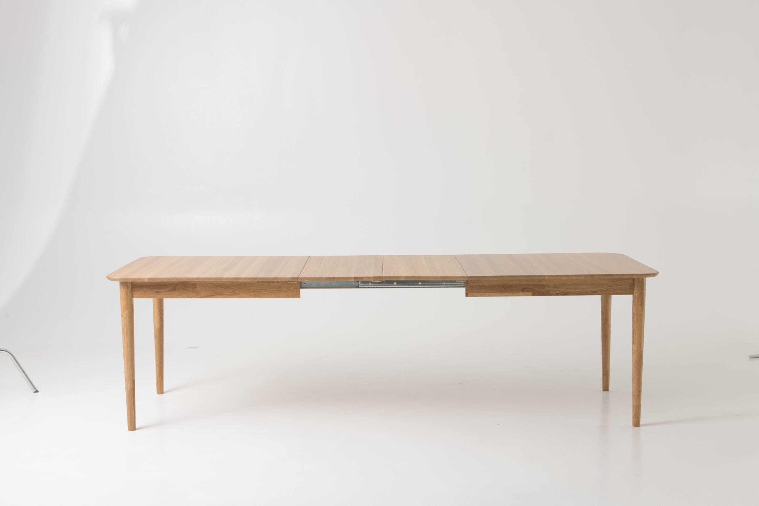 Japandi-Esstisch Oscar | Natural | 140x90cm Ausziehbar