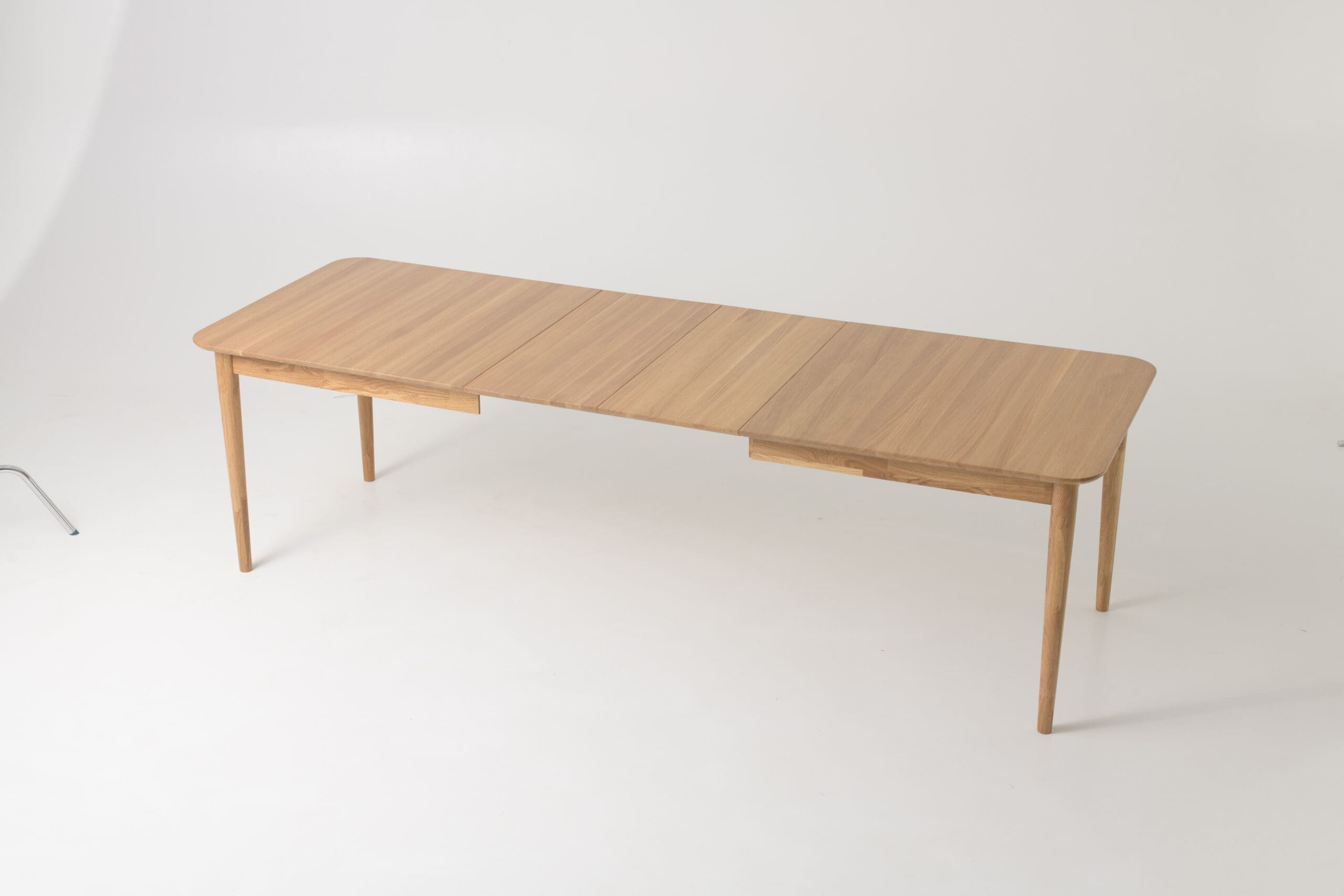 Japandi-Esstisch Oscar | Natural | 140x90cm Ausziehbar