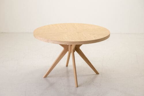 Japandi Dining Table Mojo | Natural | Extendable | Round 120 cm
