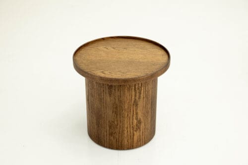 Japandi coffee table Rumo | Brown | Round 45cm
