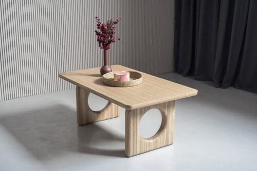 Japandi coffee table Lviv | Natural | 120 x 50 x 50 cm