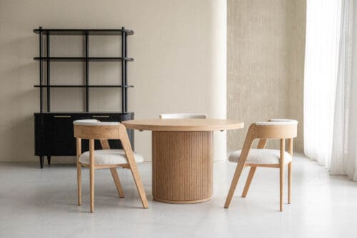 Japandi dining table Donna | Natural | Extendable